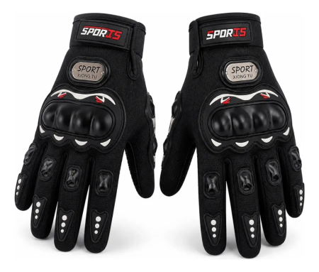 Luvas para motoqueiro